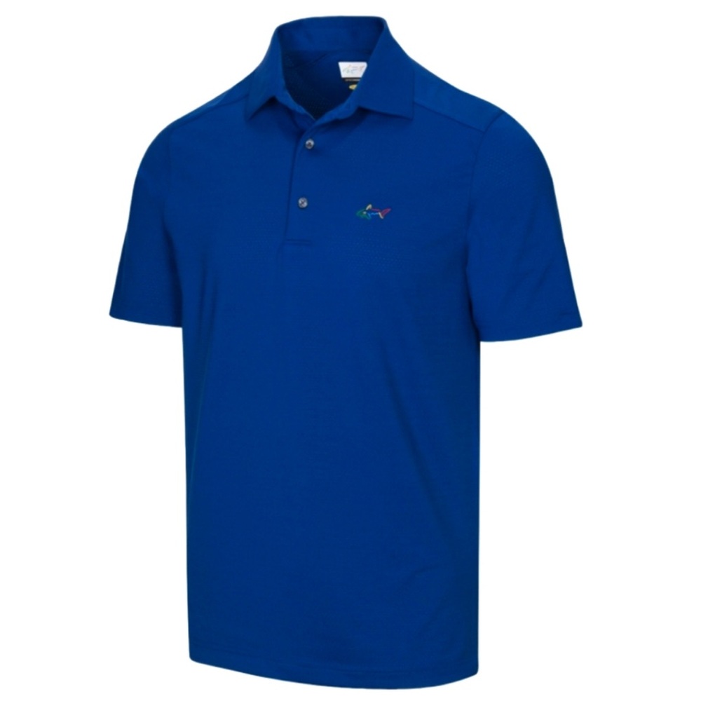 ⛳️ NWOT Greg Norman Tasso Elba Play Dry Mens Golf Polo Shirt!